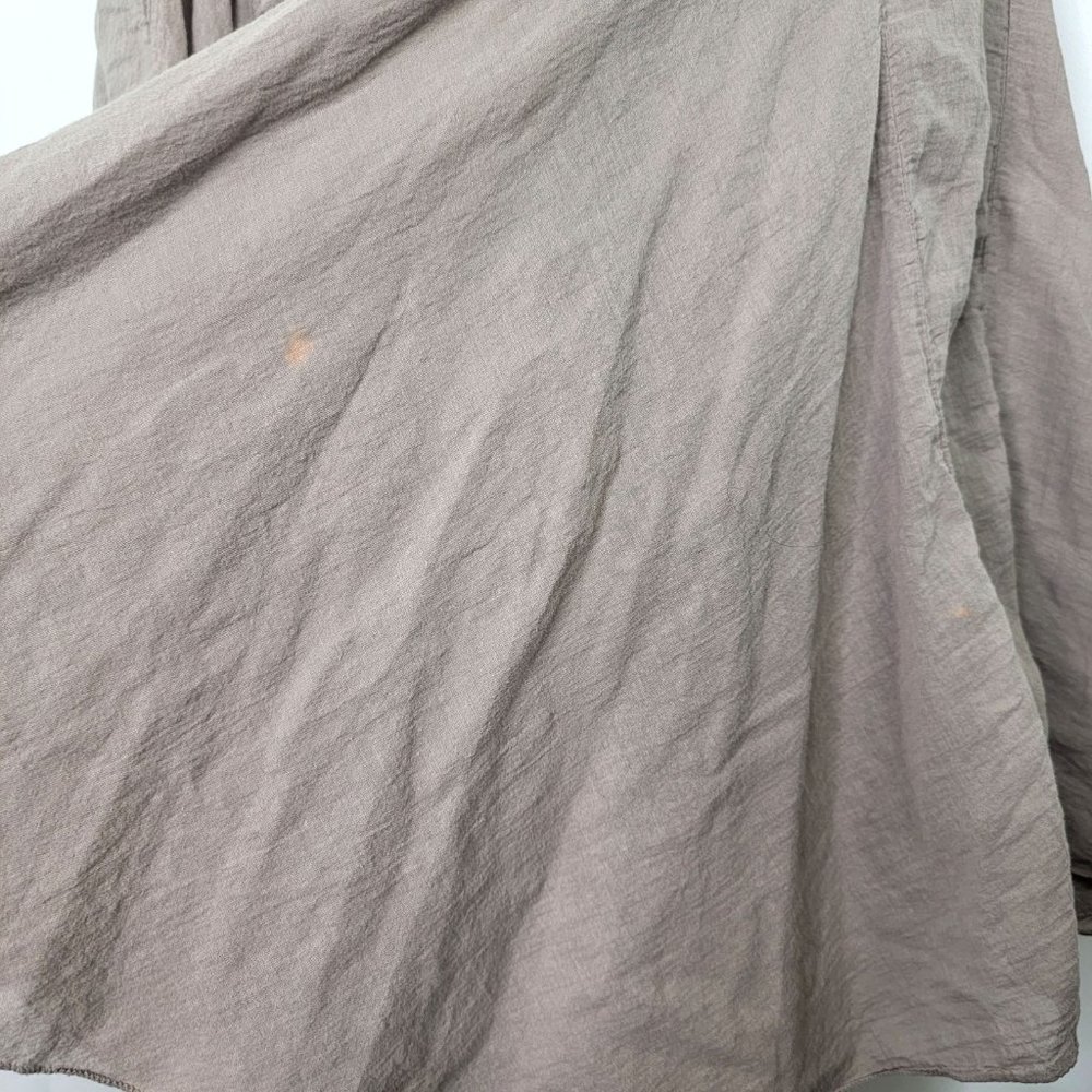 Italian Boho Tan Midi Skirt - Picture 4 of 5